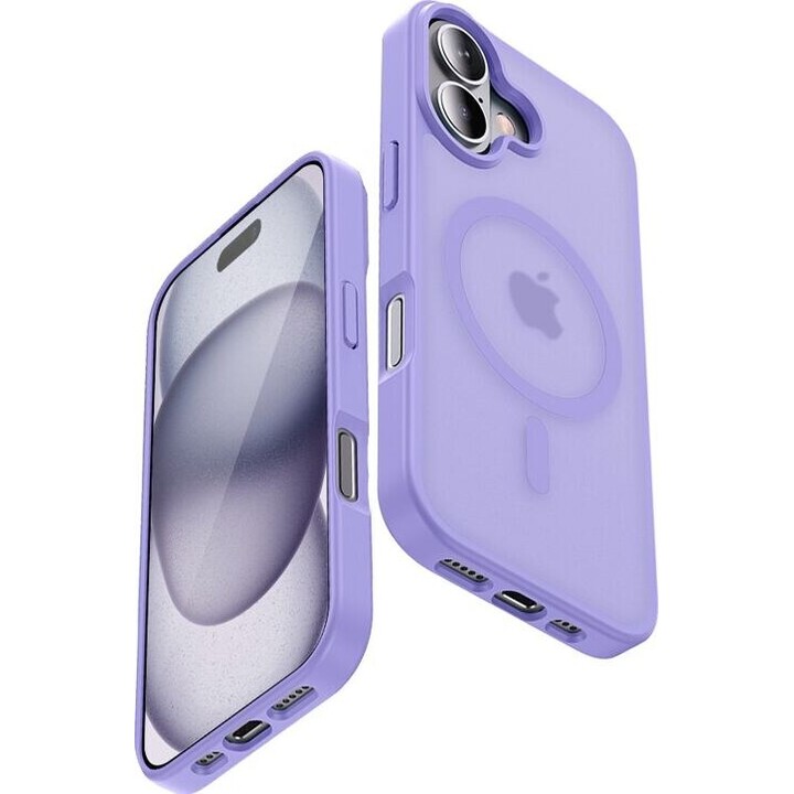 Case MagSafe iPhone 17 Lavender Hybrid Matte M