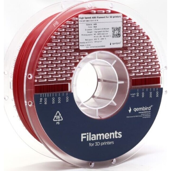 Filament ABS haute vitesse, 1,75 mm, 1 kg, ed