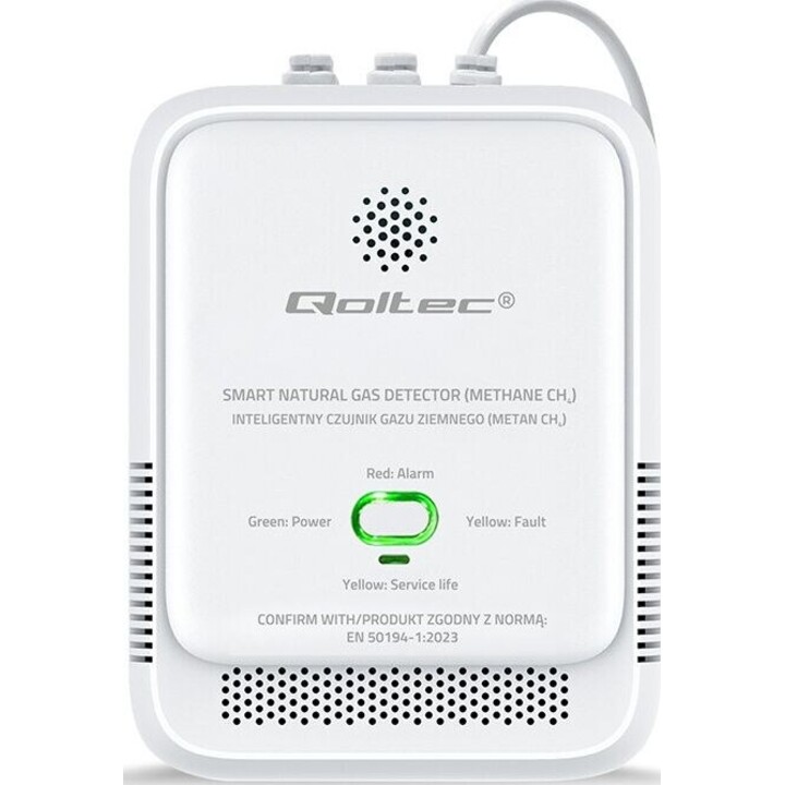 Sensor de fuga de gas natural detector CH4 NG 85dB LE