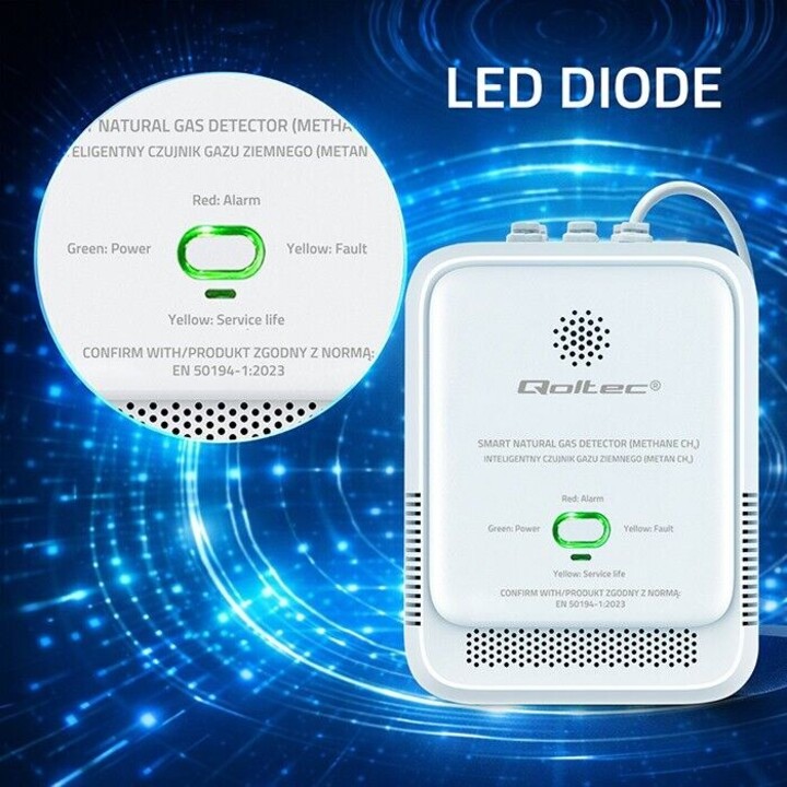 Capteur de fuite de gaz naturel détecteur CH4 NG 85dB LE