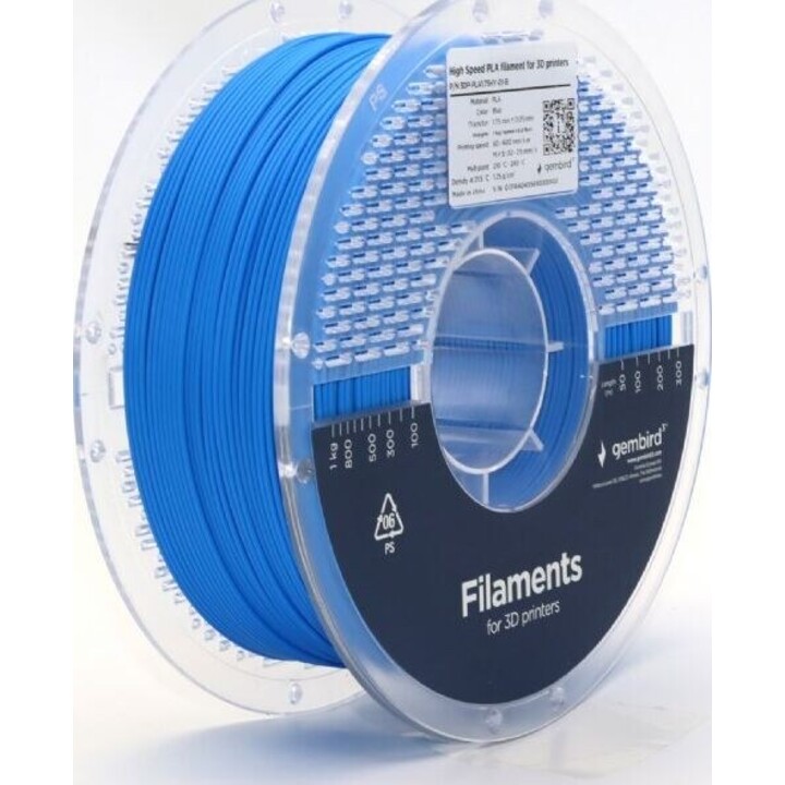 PLA High Speed filament, 1.75 mm, 1 kg, blue