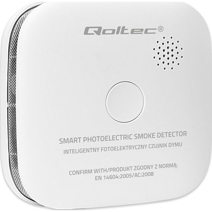 Wireless smoke detector with battery alarm 85dB