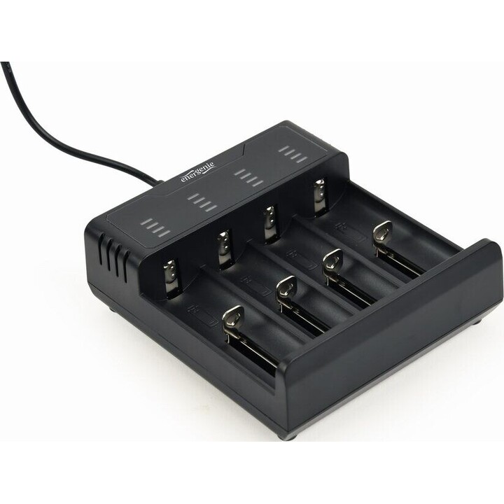 Chargeur de batterie USB Ni-MH+Li-ion noir