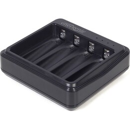 GEMBIRD BC-USB-03 carregador de pilhas USB Type-C AA/AAA preto