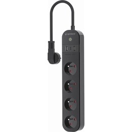 Multipresa intelligente Tuya 4xFR 2xUSB-A 1xUSB-C bl