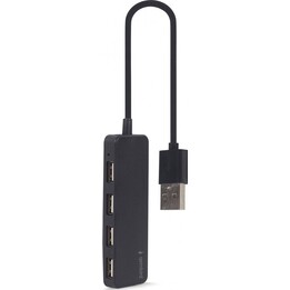 HUB USB 2.0 4 ports USB 2.0 black