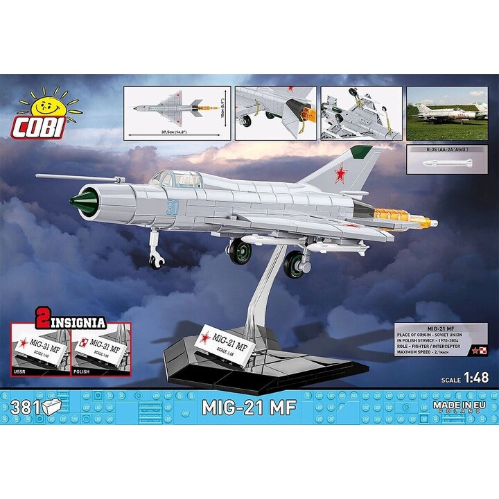 Cobi Klocki Bloques Mig-21 MF 381 COBI-5918