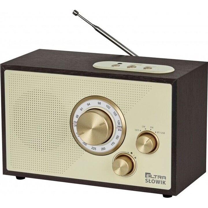 Eltra Radio OR SŁOWIK USB/BT dark brown 5907727028599