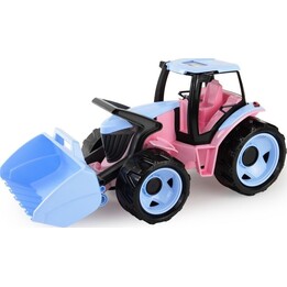 Lena Trator com pá, rosa, 62 cm, rosa 02050