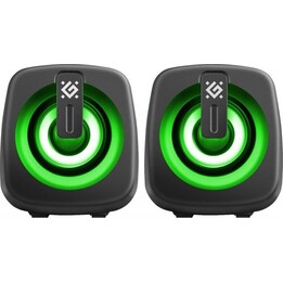 PC-Lautsprecher J1 2.0 6W LED USB schwarz