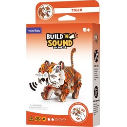 Puzzle 3D MierEdu Build and Listen - Tigre