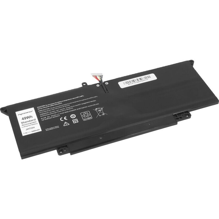 Battery JHT2H for Dell Latitude 7410 2-in-1 7310 2-in-1 P33S P34S - 6400 mAh (49 Wh)