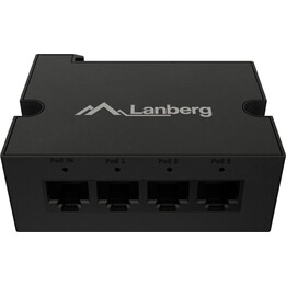 Switch Din-Fe4-At-30W 1 ingresso 3 uscite 100 MB PoE Extender Fast Ethernet su guida DIN a 30 W