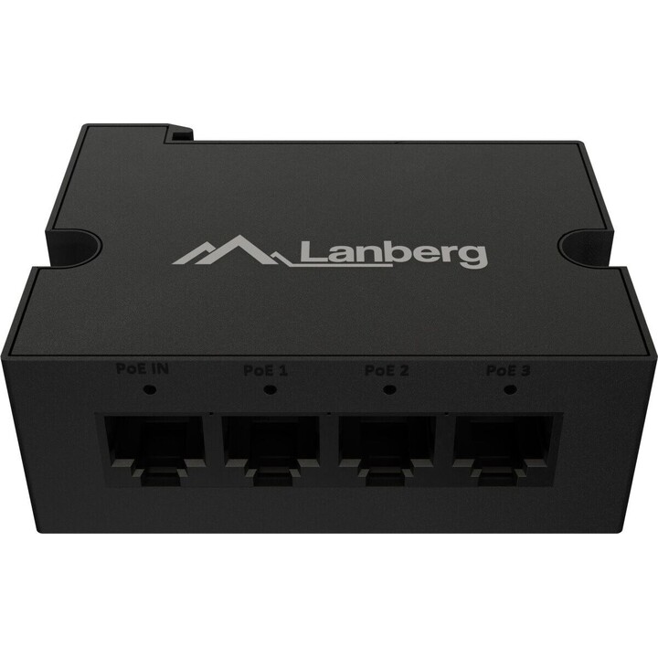 Switch Din-Ge4-Bt-90w 1xIn 3xOut 1GB PoE Extensor Gigabit Ethernet para riel DIN Bt 90W