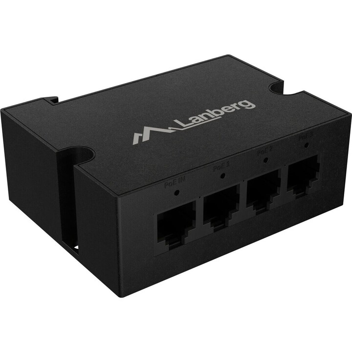 Switch Din-Ge4-Bt-90w 1xIn 3xOut 1GB PoE Extensor Gigabit Ethernet para riel DIN Bt 90W