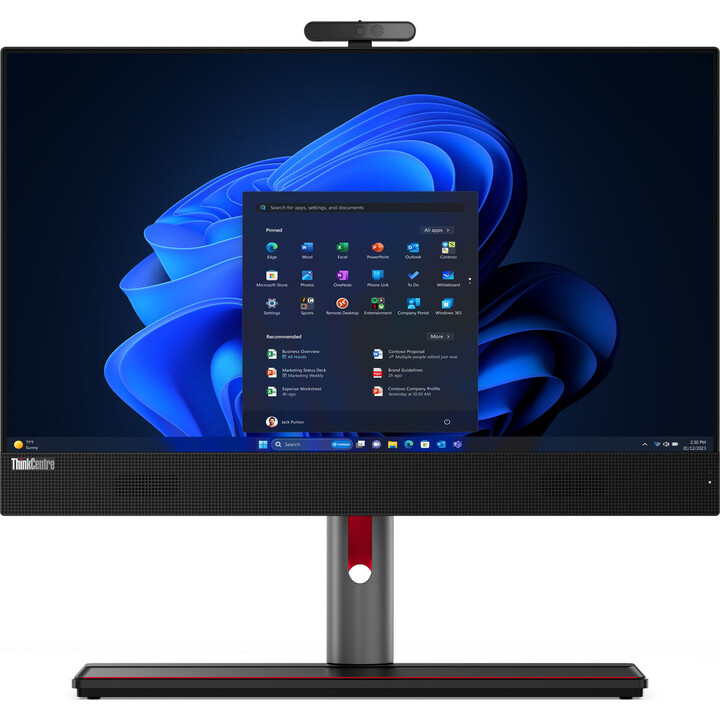 ThinkCentre M90a G5 12SL000HPB All-in-One-Computer mit Windows 11 Pro, Intel Core i5-14500, 16 GB RAM, 512 GB Festplatte, Intel 