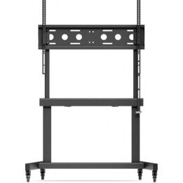 Chariot MTR200 avec réglage électrique de la hauteur pour moniteurs VESA 800x600 de 55 à 98 pouces, capacité de charge : 80 kg