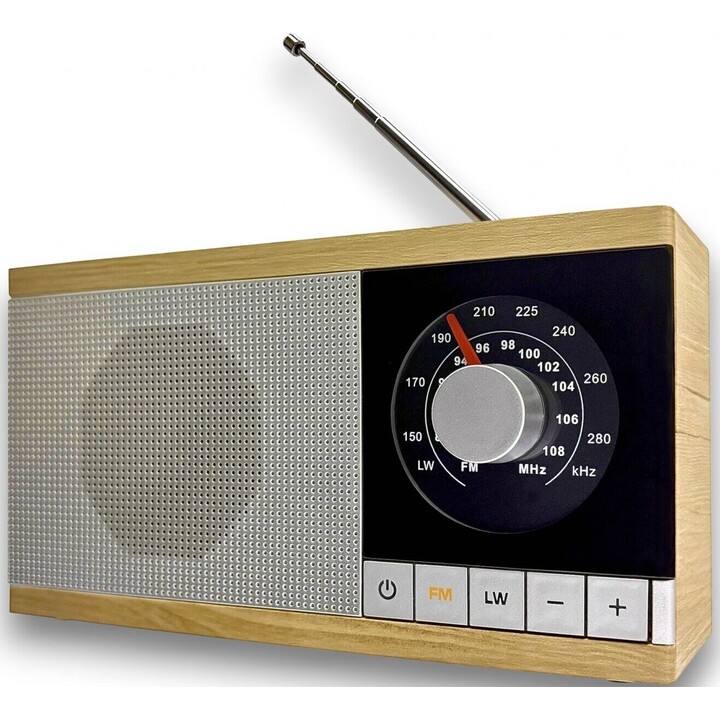 ELTRA Krystyna radio en bois argentée