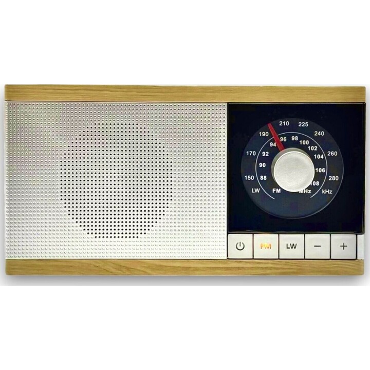 ELTRA Krystyna radio in wooden casing silver