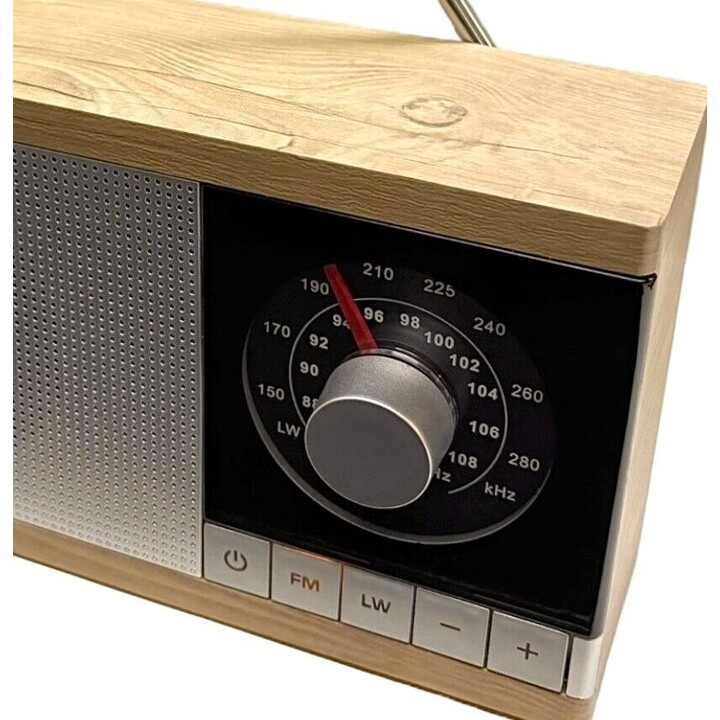 ELTRA Krystyna radio in wooden casing silver