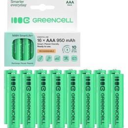 Rechargable batteries 16xAAA HR03 950mAh