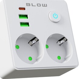 Steckdosenleiste R-20 PRx2 2xUSB-A + USB-C weiß