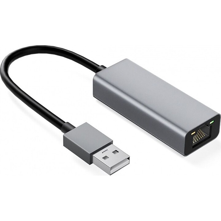 Adaptador aluminio RJ 45 UCB-C 10/100/1000