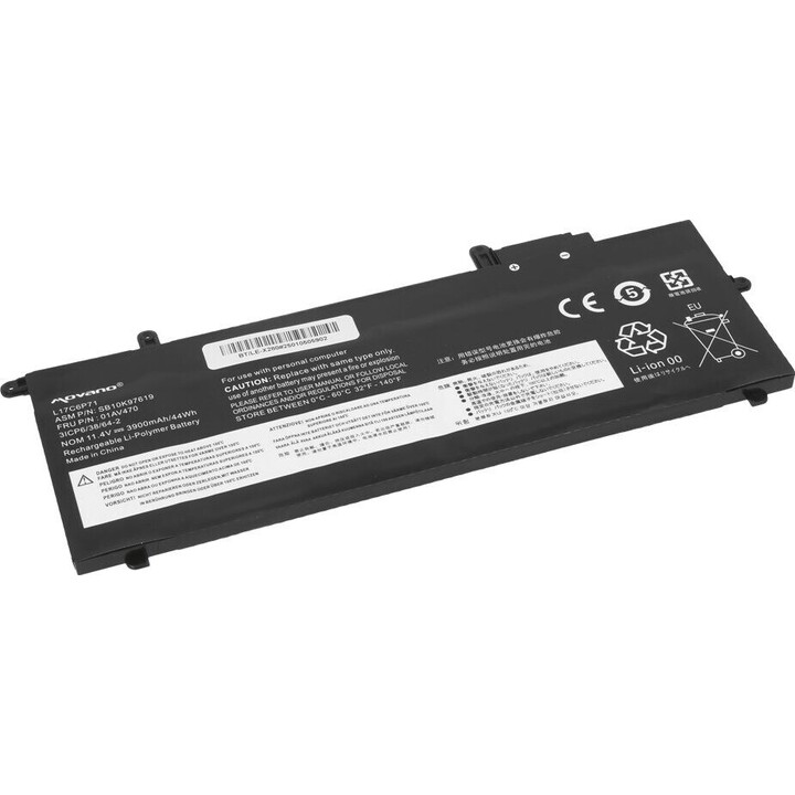 Batería L17C6P71 para Lenovo Thinkpad X280 A285 - 3900 mAh (44 Wh)