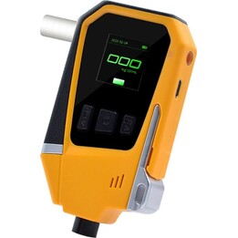 AlcoVisor Titan elektrochemischer Alkoholtester gelb