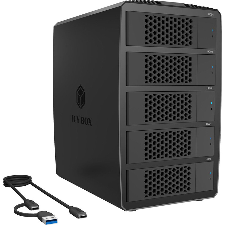 RAID-System IB-RD3705-CU3 RAID-System für 5 Festplatten