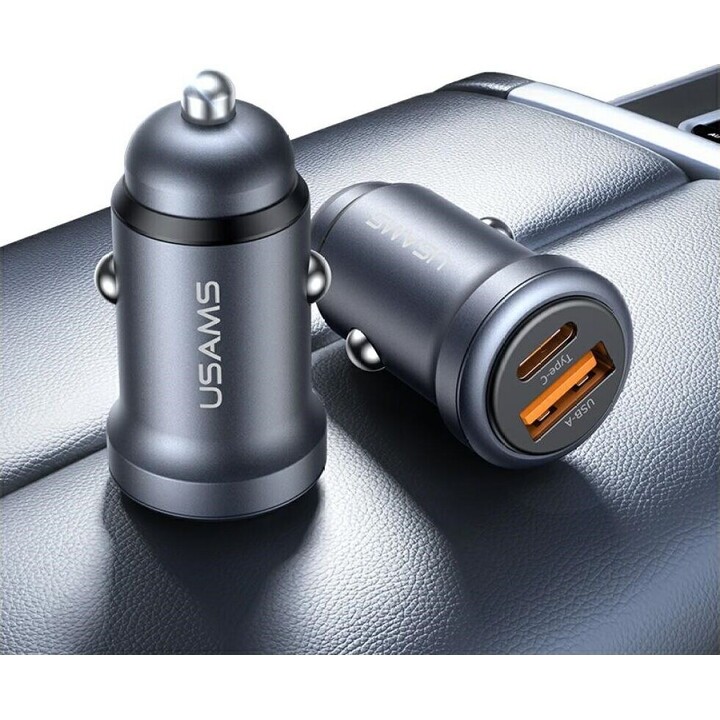 Caricabatterie da auto 30W USB-A USB-C CC322