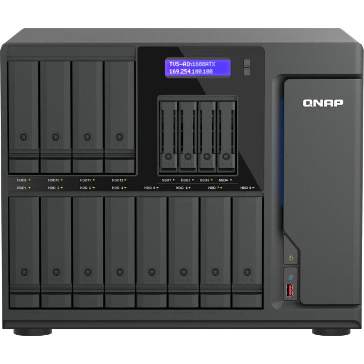Serveur NAS TVS-AIh1688ATX-U7-32G 16 baies QuTS hero