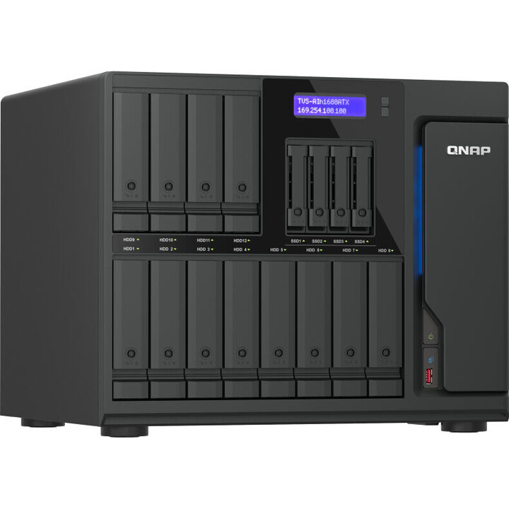 Servidor NAS TVS-AIh1688ATX-U7-32G QuTS hero de 16 baias