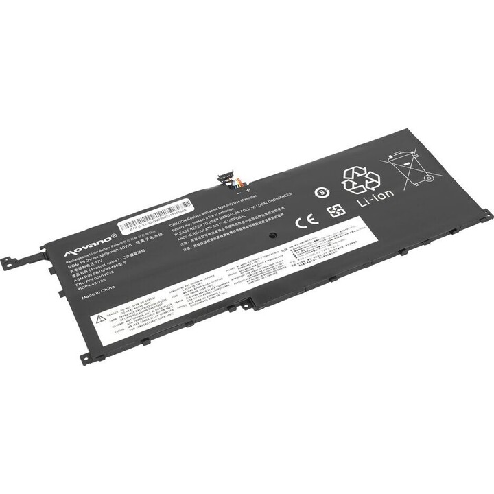 Battery 00HW028 01AV439 for Lenovo X1 Carbon 20FB - 3290 mAh (50 Wh)