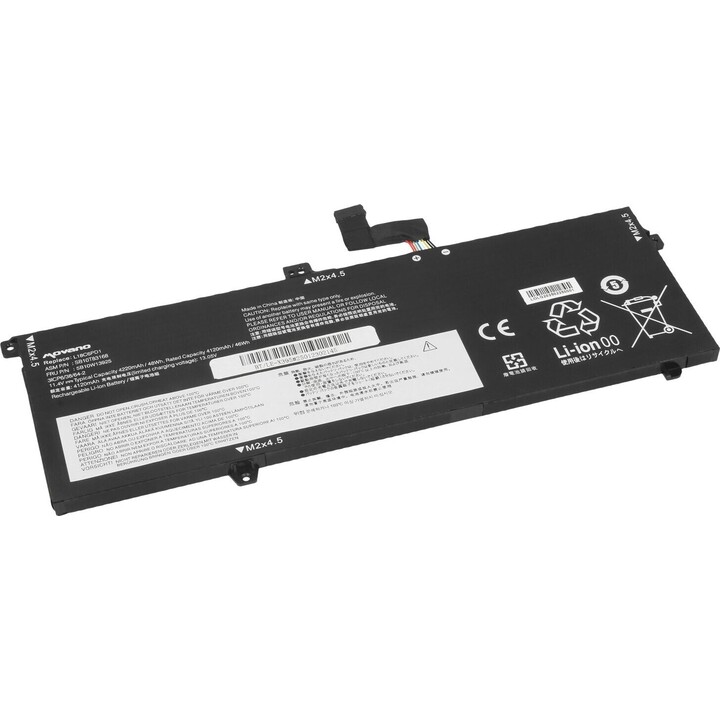 Batería L18C6PD1 L18M6PD1 para Lenovo ThinkPad X13 X390 X395 - 4220 mAh (48 Wh)
