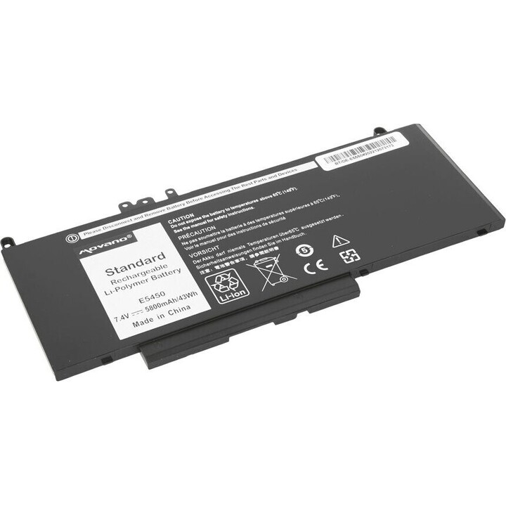 Bateria G5M10 WYJC2 8V5GX para Dell E5450 E5550 7,4 V - 5800 mAh (43 Wh)
