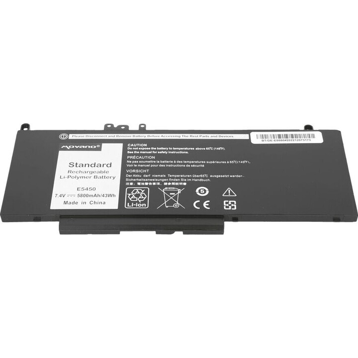 Bateria G5M10 WYJC2 8V5GX para Dell E5450 E5550 7,4 V - 5800 mAh (43 Wh)