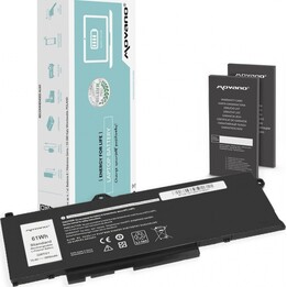 Akku GRT01 für Dell Latitude 5421 5521 5531 Precision 3470 3561 3571 3581 - 3950 mAh (61 Wh)