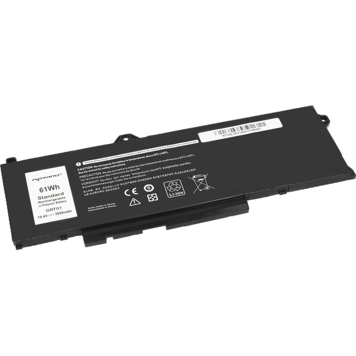 Battery GRT01 for Dell Latitude 5421 5521 5531 Precision 3470 3561 3571 3581 - 3950 mAh (61 Wh)