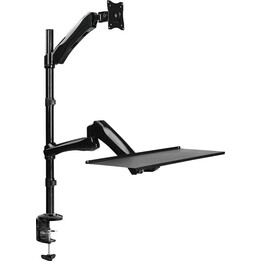 Soporte de escritorio para monitor de estación de trabajo ajustable en altura 13-2