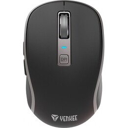 Mouse sem fio Dual WiFi + Bluetooth, bateria recarregável, 5 botões