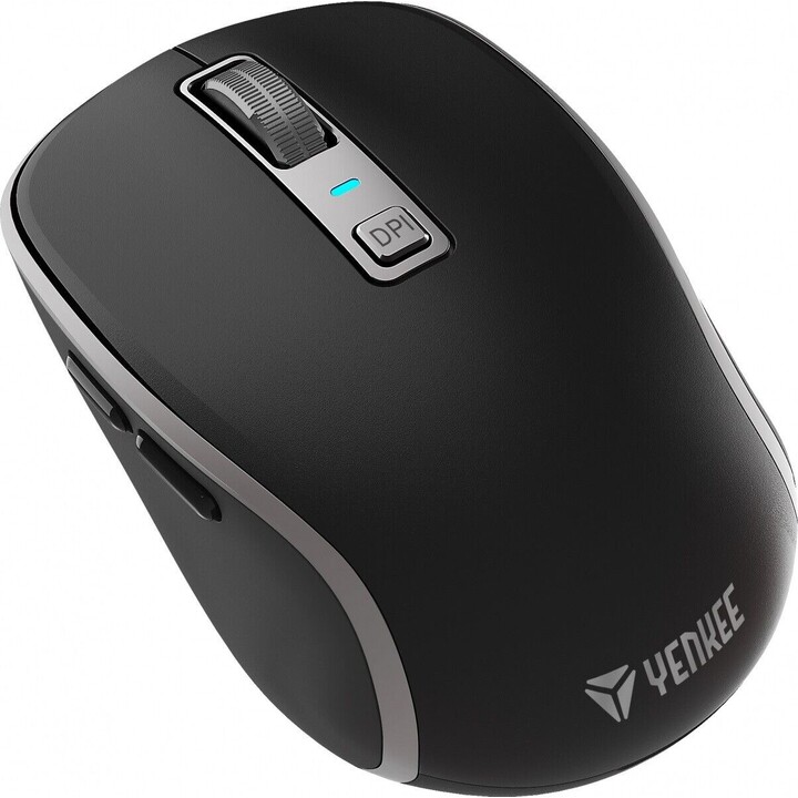 Souris sans fil double WiFi + Bluetooth, batterie rechargeable, 5 boutons