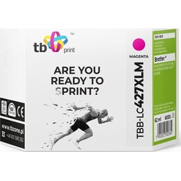 Tinta para Brother MFC-J5955DW TBB-LC427XLM, 100% nueva, color magenta.