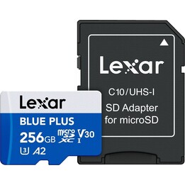 MEMORIA MICRO SDXC 256GB UHS-I/W/A LMSBLPL256G-BNANG LEXAR