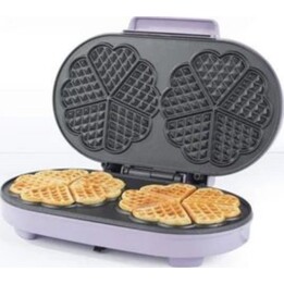 Máquina de Waffles Giles & Posner EK6700GSPPVDE com Formato de Coração Duplo