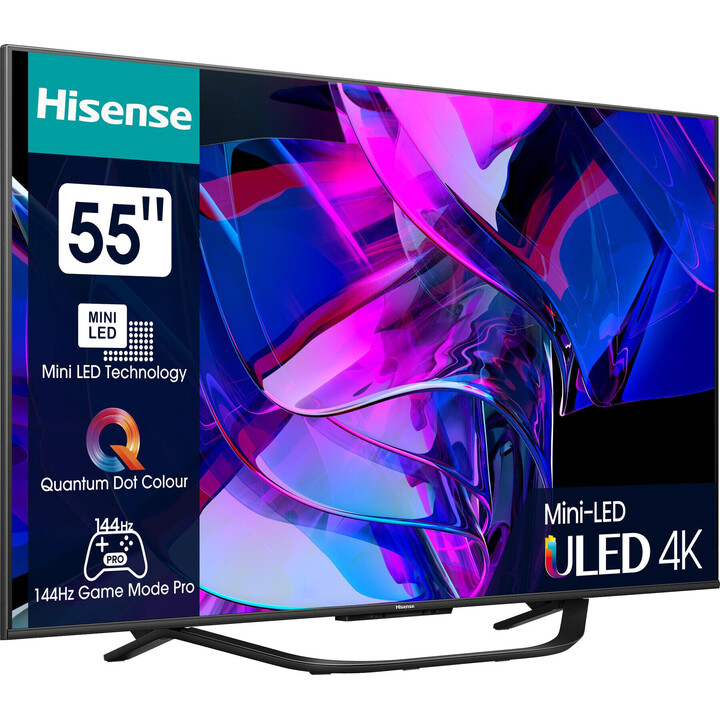 Hisense 55U7KQ 55" Mini-LED UHD 144Hz HDMI 2.1 HDR10+