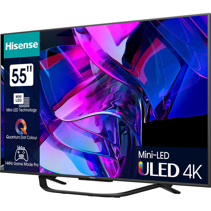 Hisense 55U7KQ 55" Mini-LED UHD 144Hz HDMI 2.1 HDR10+