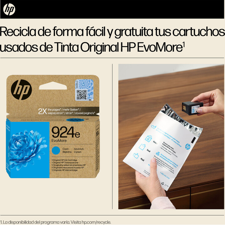 TINTA CIAN HP EVOMORE 924E