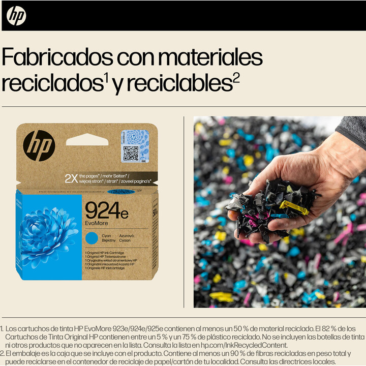TINTA CIAN HP EVOMORE 924E