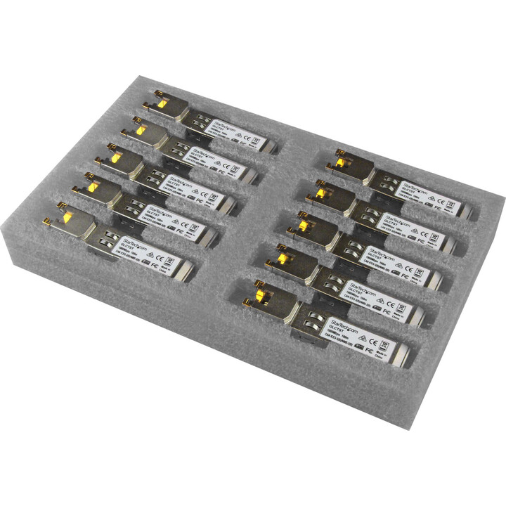 StarTech.com Cisco GLC-T Compatibile Ricetrasmettitore SFP - 1000BASE-T - 10 unità